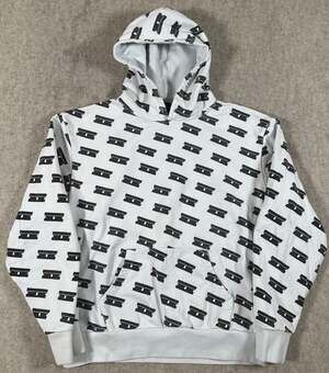 G59 Records Razor Blade Logo All-Over Print Hoodie Brand New Sz LG